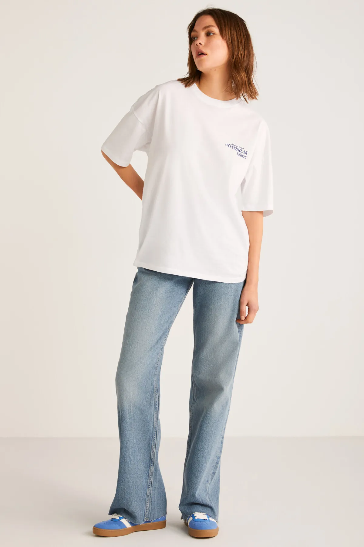 GRIMELANGE  FINOLA Damen T-Shirt in weiß