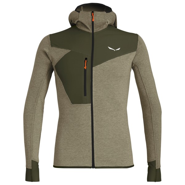 Salewa - Puez 2 Dry L/S Hood Full-Zip Tee - Fleecejacke