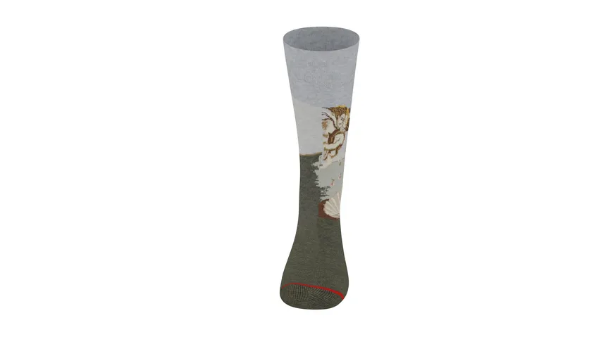 MuseARTa Unisex Socken Sandro Botticelli - Birth of Venus grau