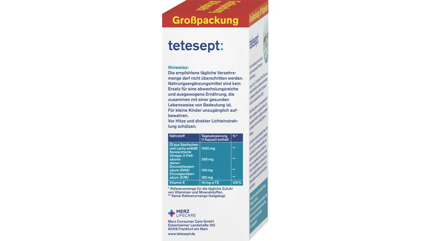 tetesept Omega-3 1000