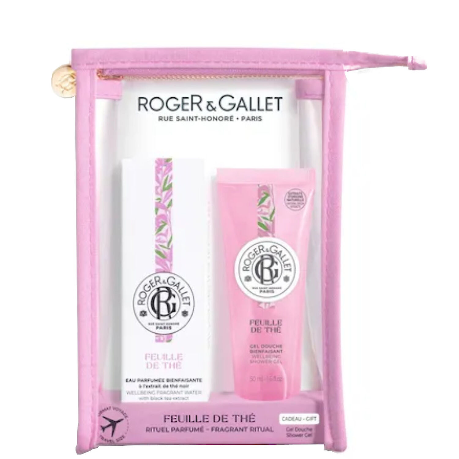 Roger&Gallet Feuille de Thé Eau Parfumée 30 ml + Gel Douche 50 ml