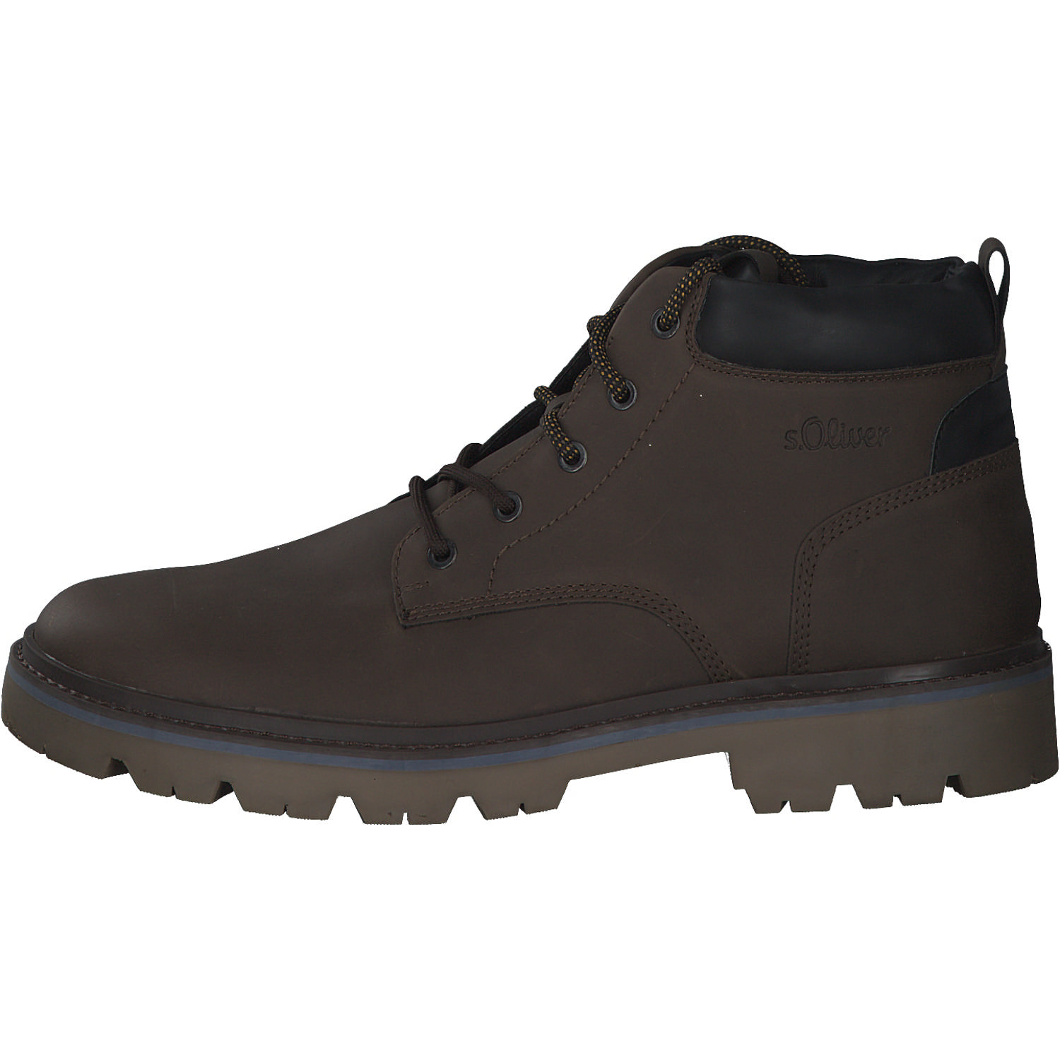 s. Oliver 15230, Schnürstiefeletten, Herren, dark brown
