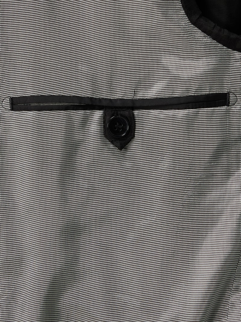 Extra Slim Fit 2-Knopf-Sakko mit Schurwoll-Anteil in schwarz
