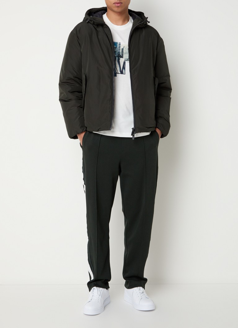 Giacca imbottita in piuma d'oca con cappuccio di Armani Exchange