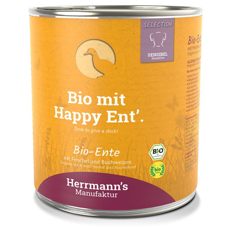 Sparpaket Herrmann´s Bio-Menü Sensitive 12 x 800 g