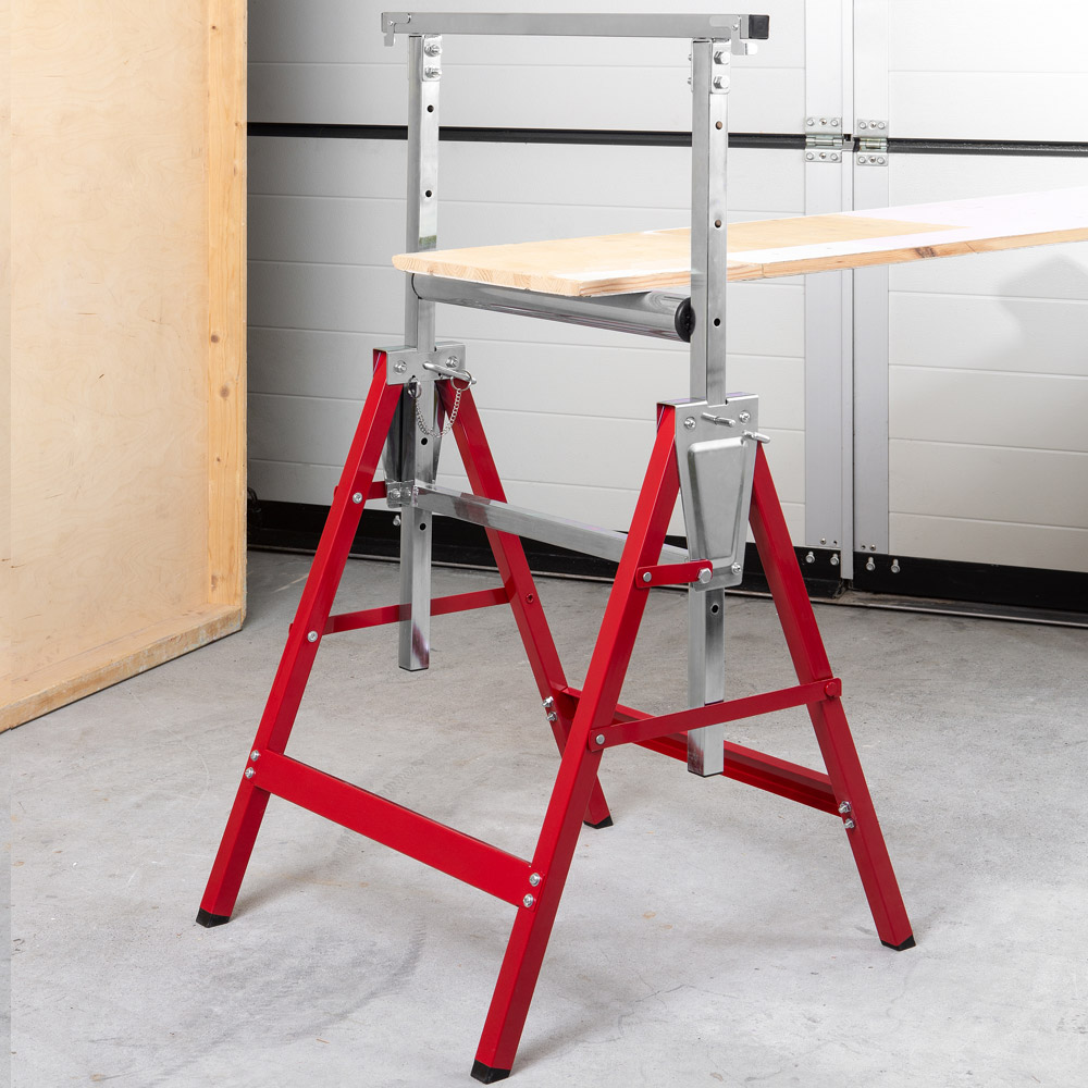 Kraft Werkzeuge 2 in 1 Rollen-/Arbeitsunterstellbock 2er-Set