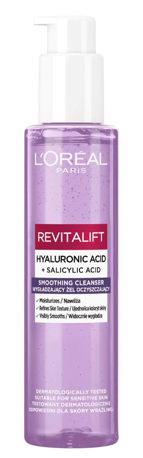L'Oréal Revitalift Smoothing Cleansing Gel με Υαλουρονικό Οξύ