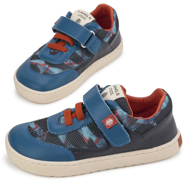 LANG.S Kids ~ Rock LowCut Sneaker Vegan ~ Blue