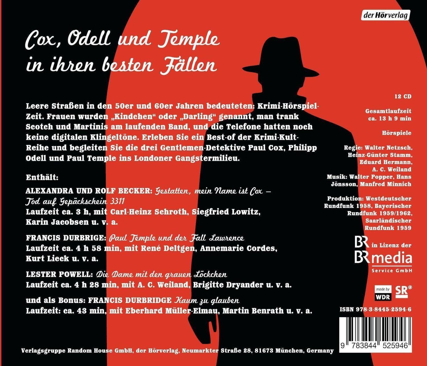 Der HörVerlag Hörspiel Best of Krimi Kult Kiste