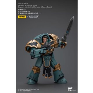 Warhammer The Horus Heresy Actionfigur 1/18 Tartaros Terminator Squad Sergeant With Volkite Charger And Power Sword 12 cm
