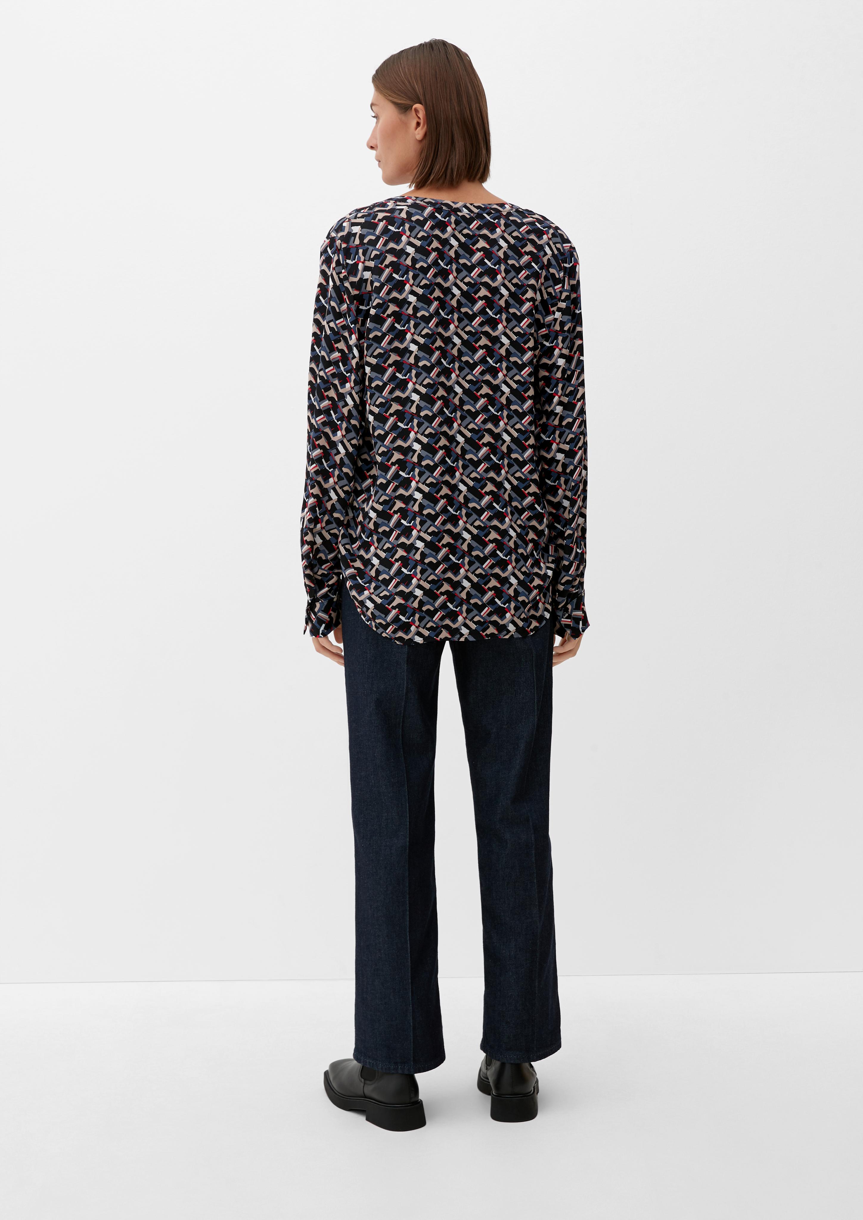 Bluse aus Viskosecrêpe  2121616-99A1