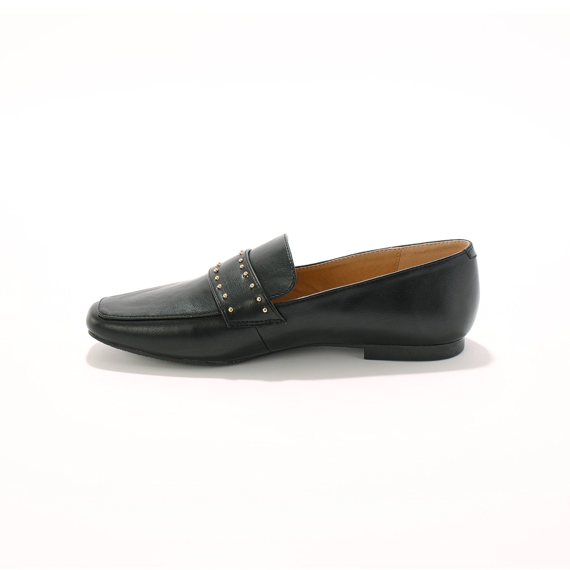 Mocassins cloutés à bout carré