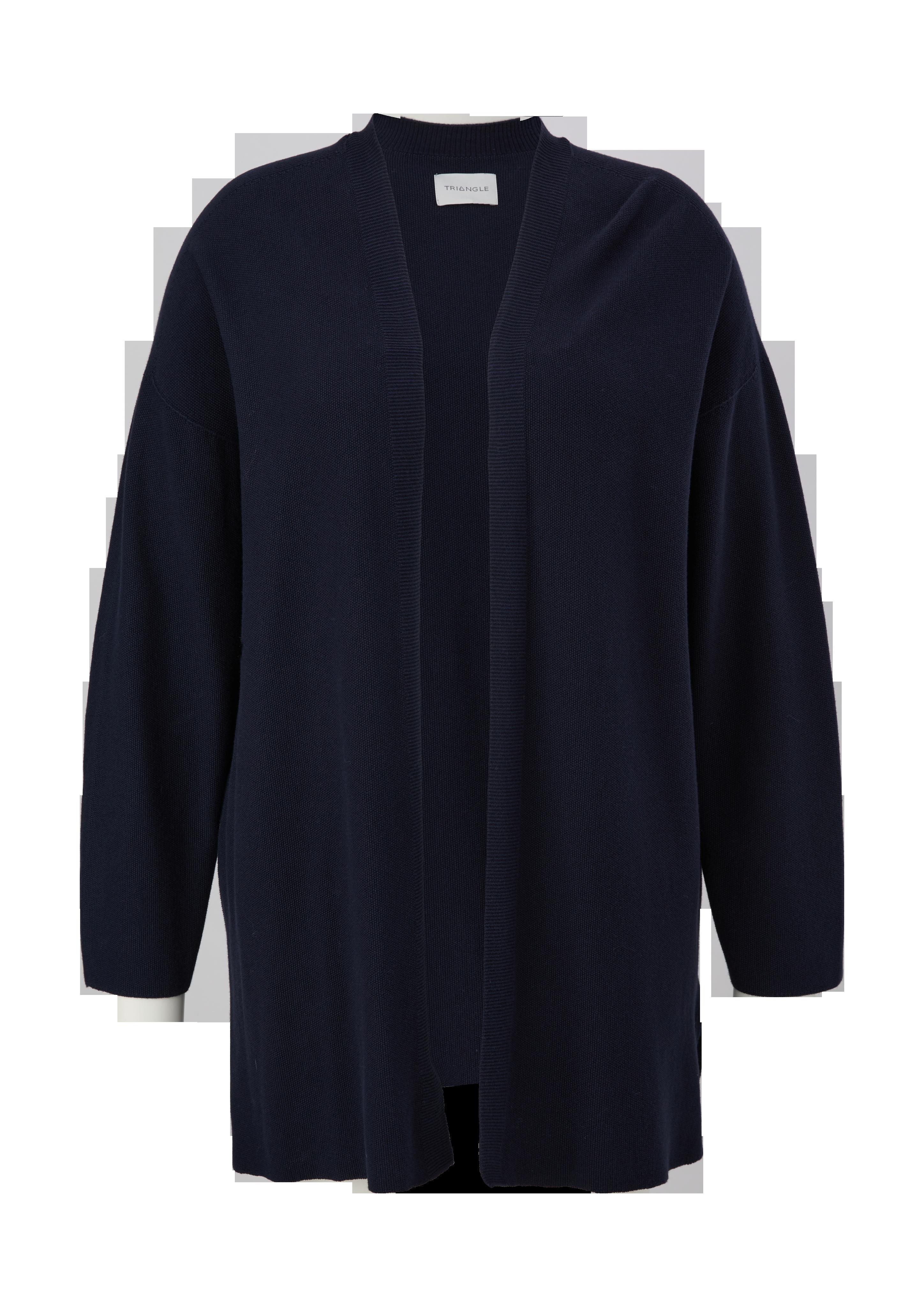 Strickjacke mit Rippblende  2138091-5959