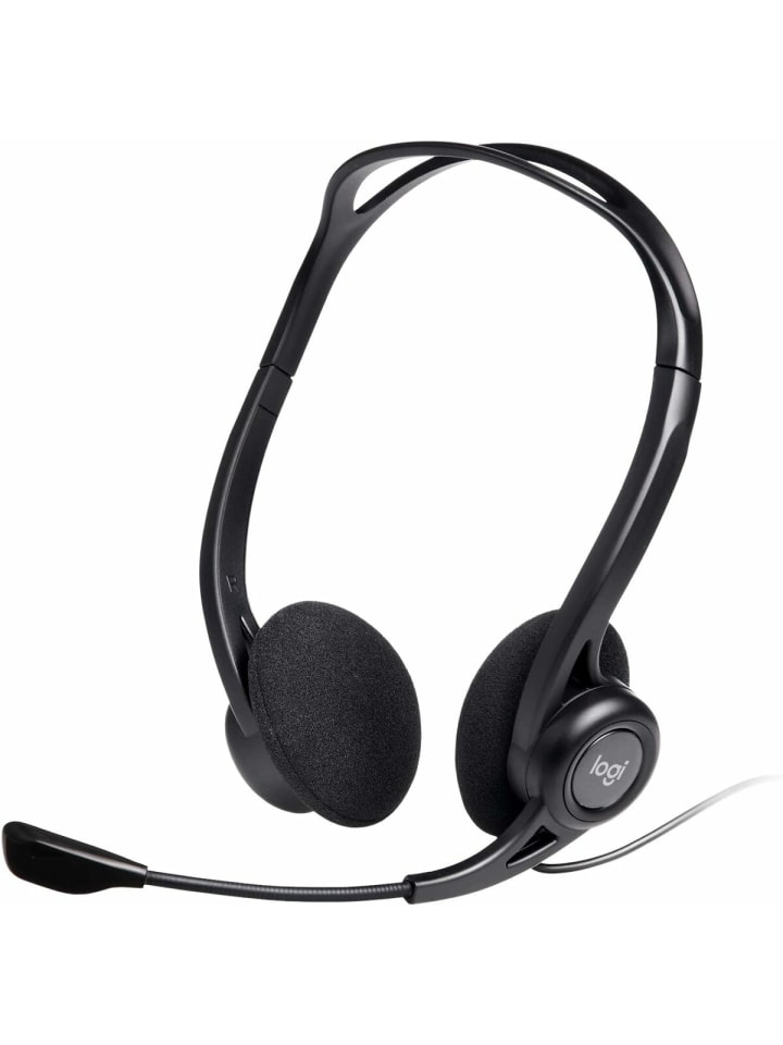 Logitech H960 Headset – Komfortable Kopfhörer mit Mikrofon für Büro in Schwarz günstig kaufen onesize