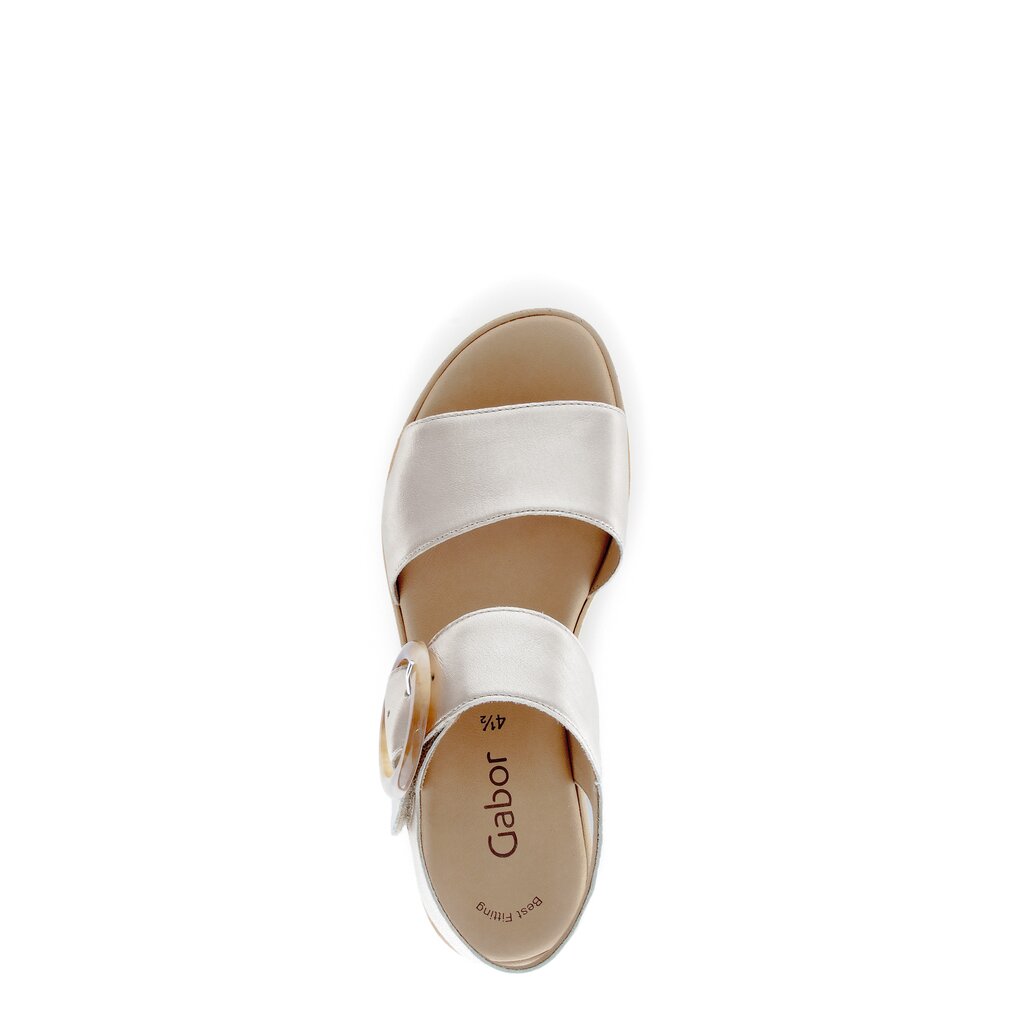 Gabor fashion Riemchensandale gold