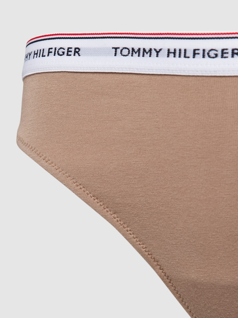 String mit elastischem Logo-Bund im 2er-Pack in bordeaux rot