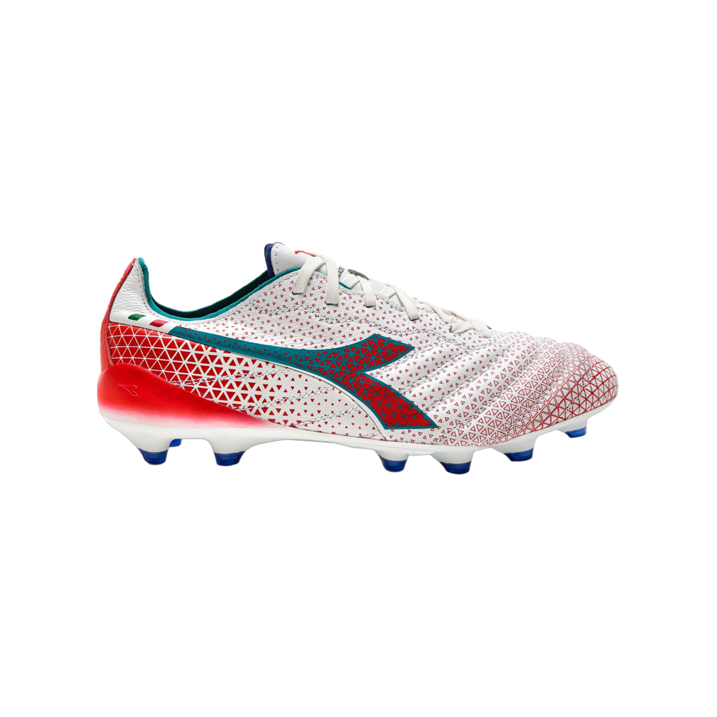 Diadora Brasil Elite Tech ITA FG Weiss Schwarz Gelb FC5702