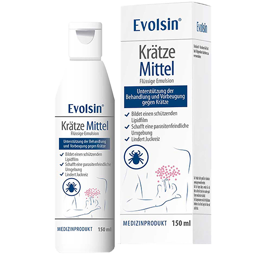 EVOLSIN Krätze Mittel Emulsion  150 ml  Emulsion