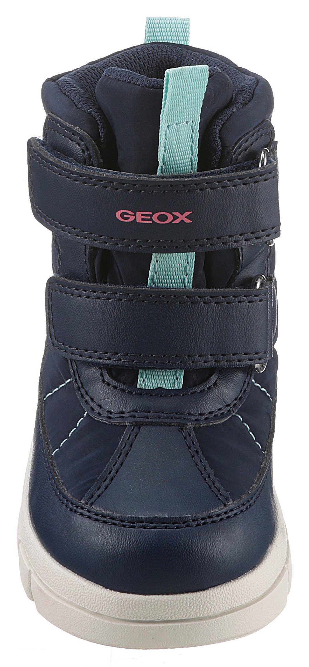 Geox B WILLABOOM GIRL B Lauflernschuh mit praktischen Klettverschlüssen
