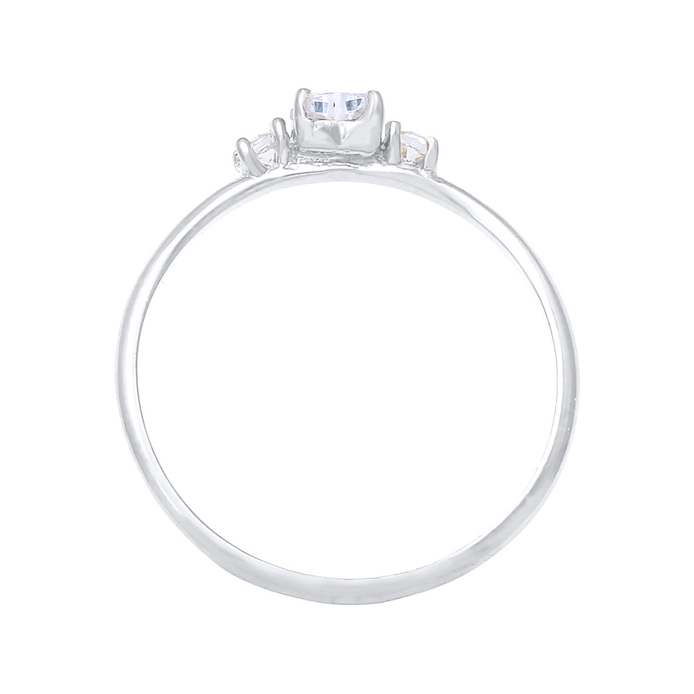 Elli Elli Bague Femmes Bague de fiançailles Cœur avec cristal de zirconium en argent s Bague