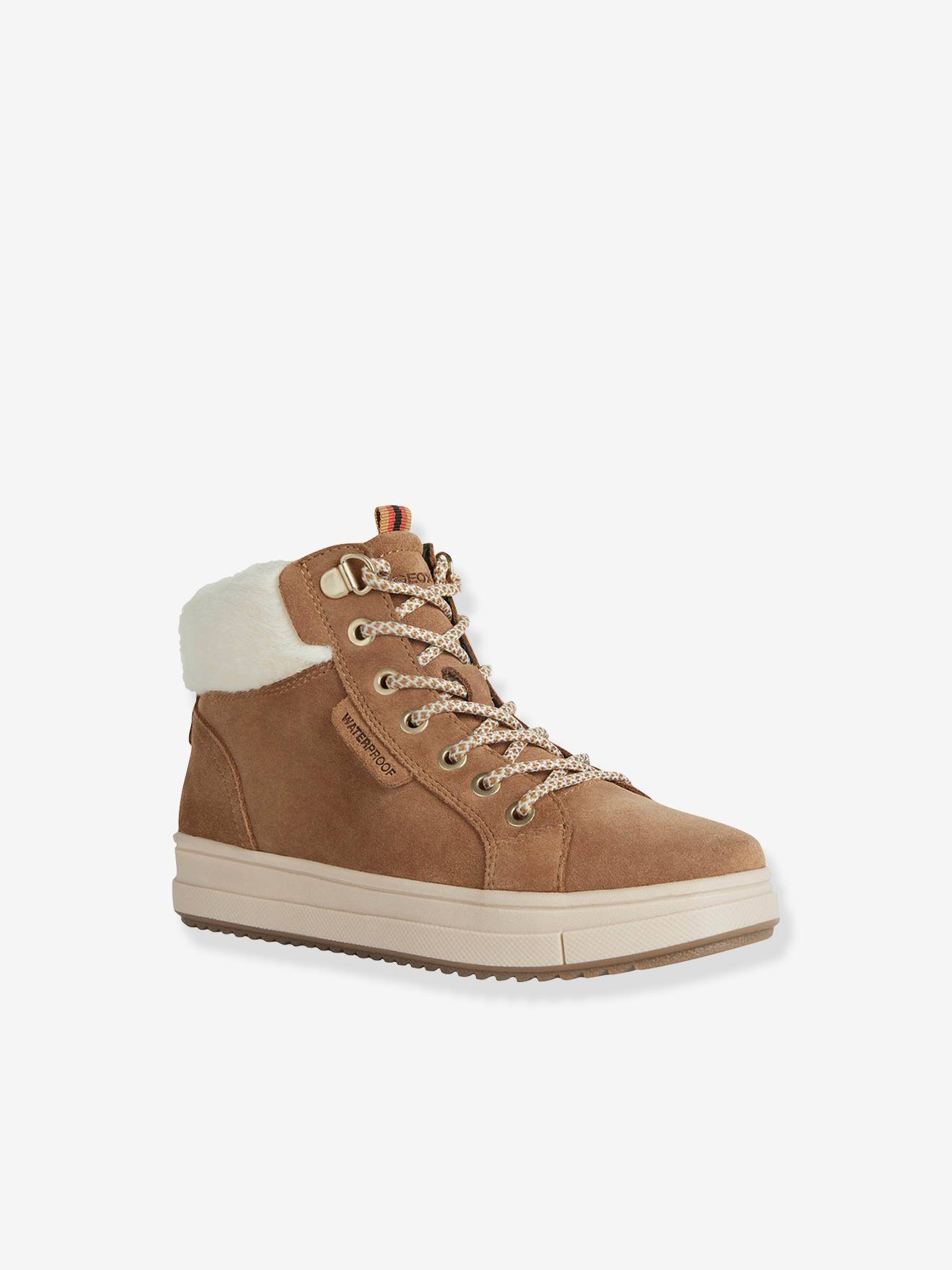 Baskets fourrées fille Rebecca WPF GEOX® camel