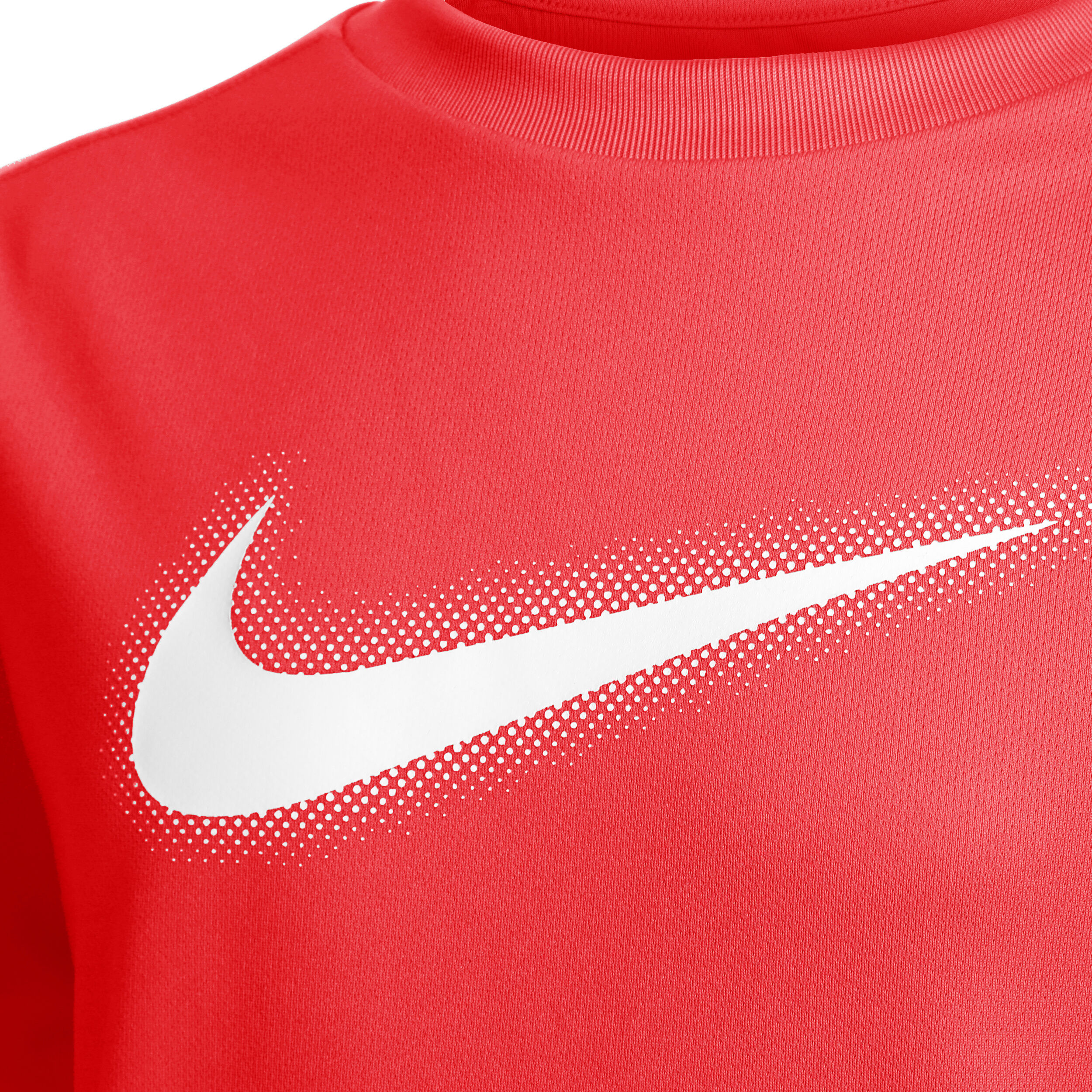 Dri-Fit Graphic T-Shirt Jungen - Rot, Weiß