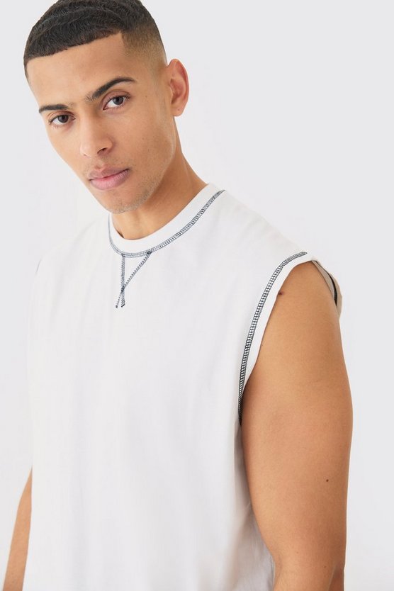 Oversize Kontrast-Tanktop