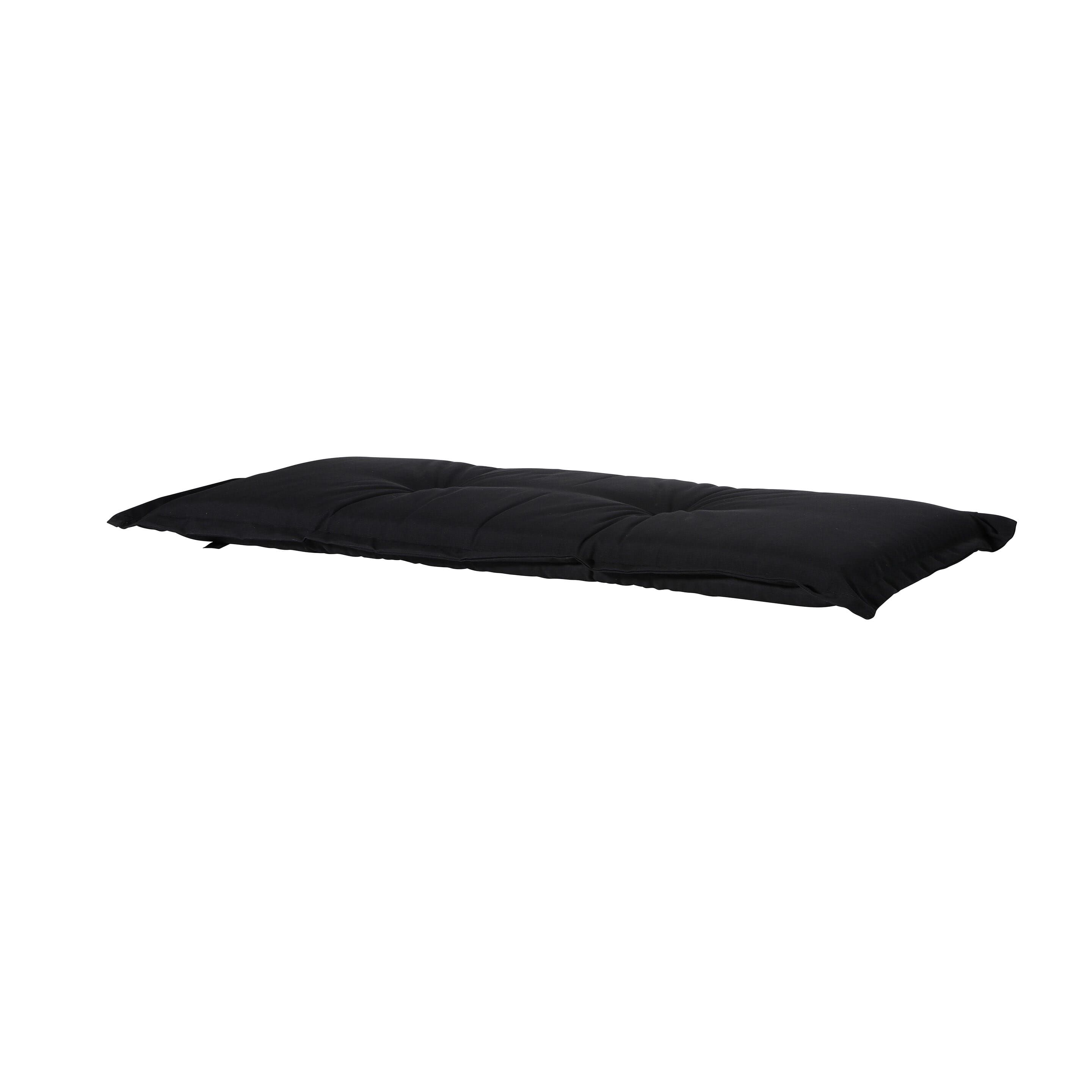 Madison Panama Schwarz 150x48 Bankkissen