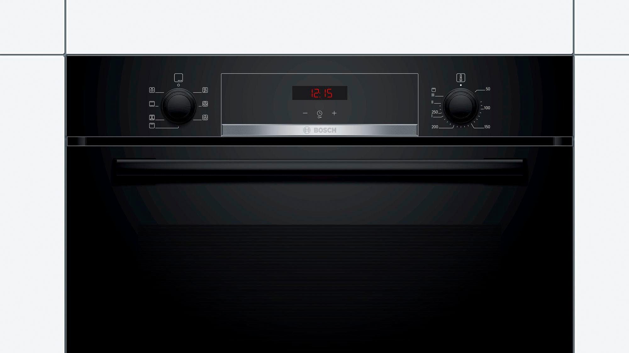 BOSCH Einbaubackofen 4 HBA533BB1, mit Teleskopauszug nachrüstbar, ecoClean Direct