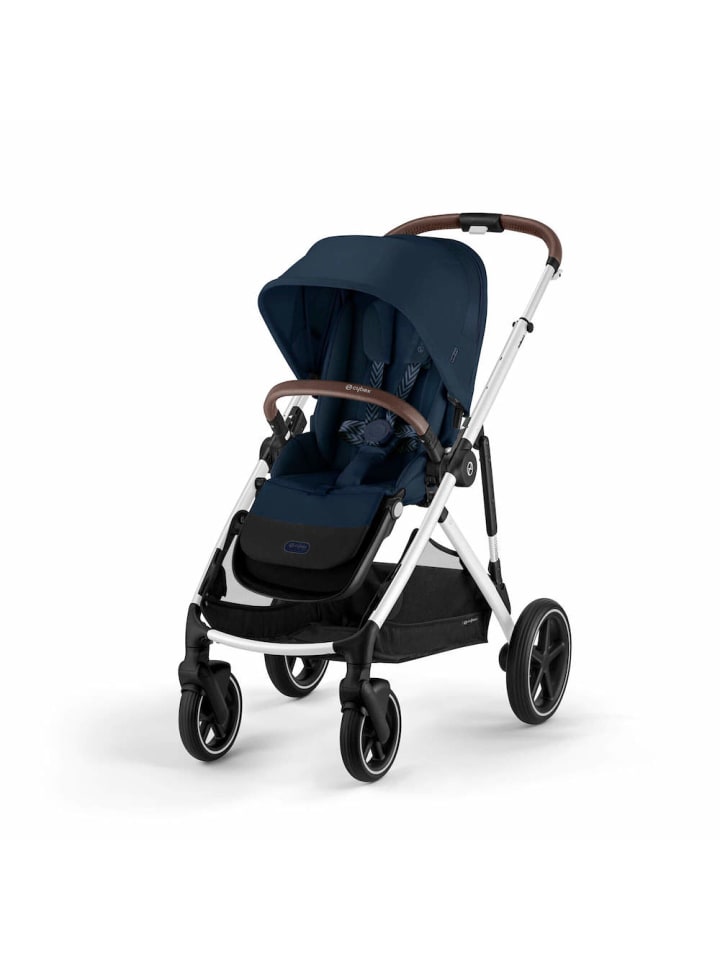 Cybex Cybex Gazelle S Kinderwagen - Farbe: Ocean Blue / Gestell Silver günstig kaufen onesize