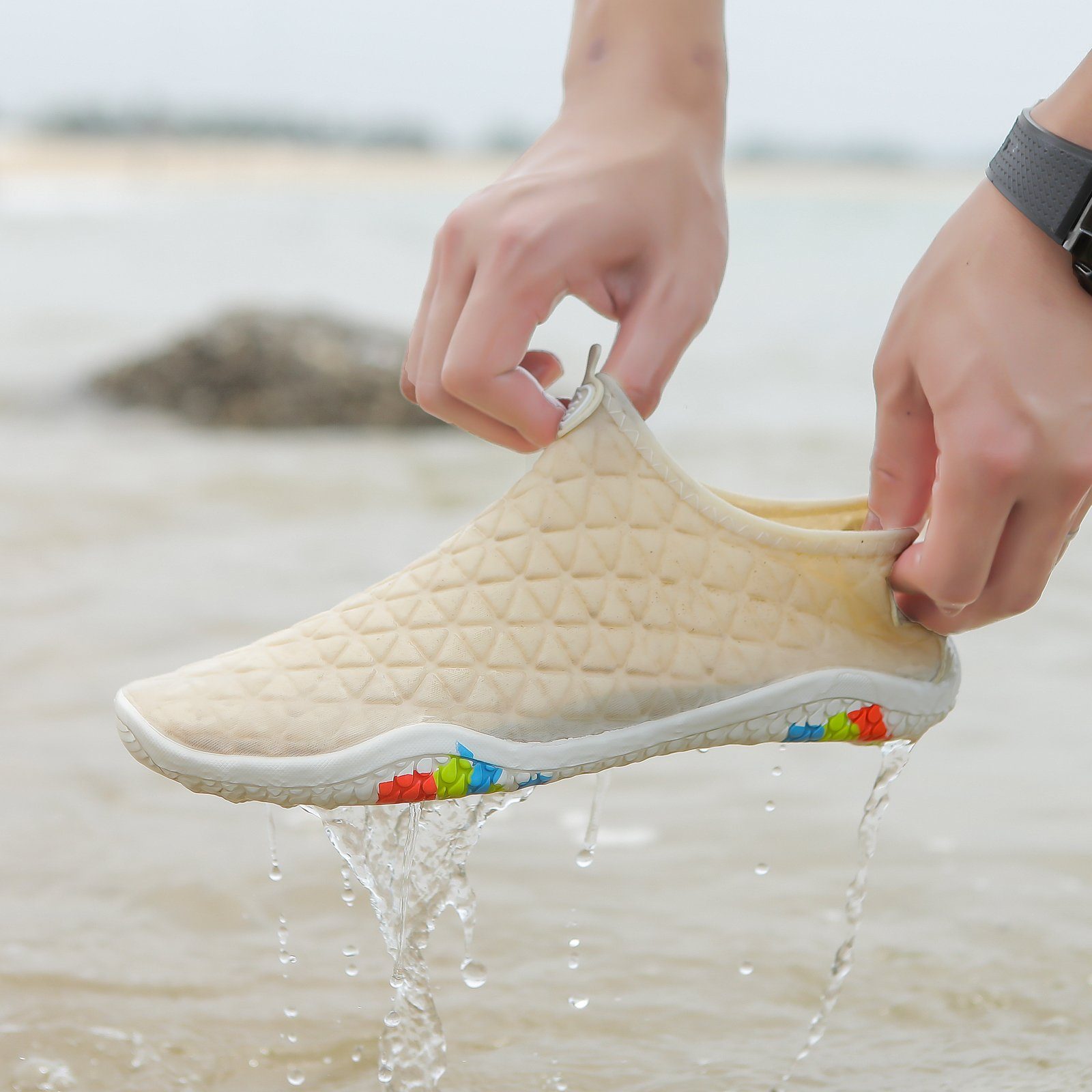HUSKSWARE Wasserschuh (Creek-Schuhe, schnelltrocknend) Badeschuhe mit weicher Sohle