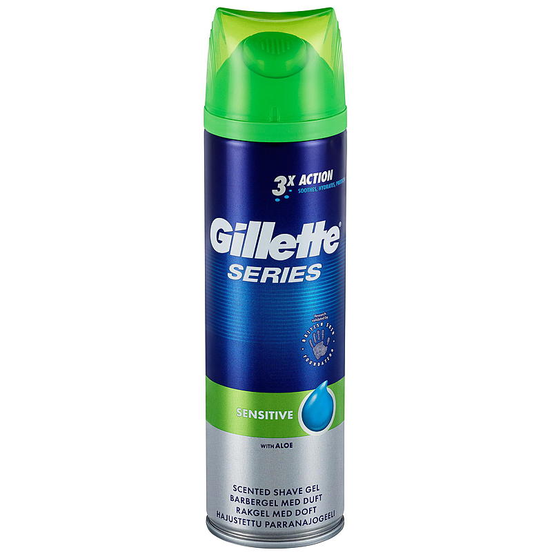 Gillette Gillette barbergel 200 ml, sensitive