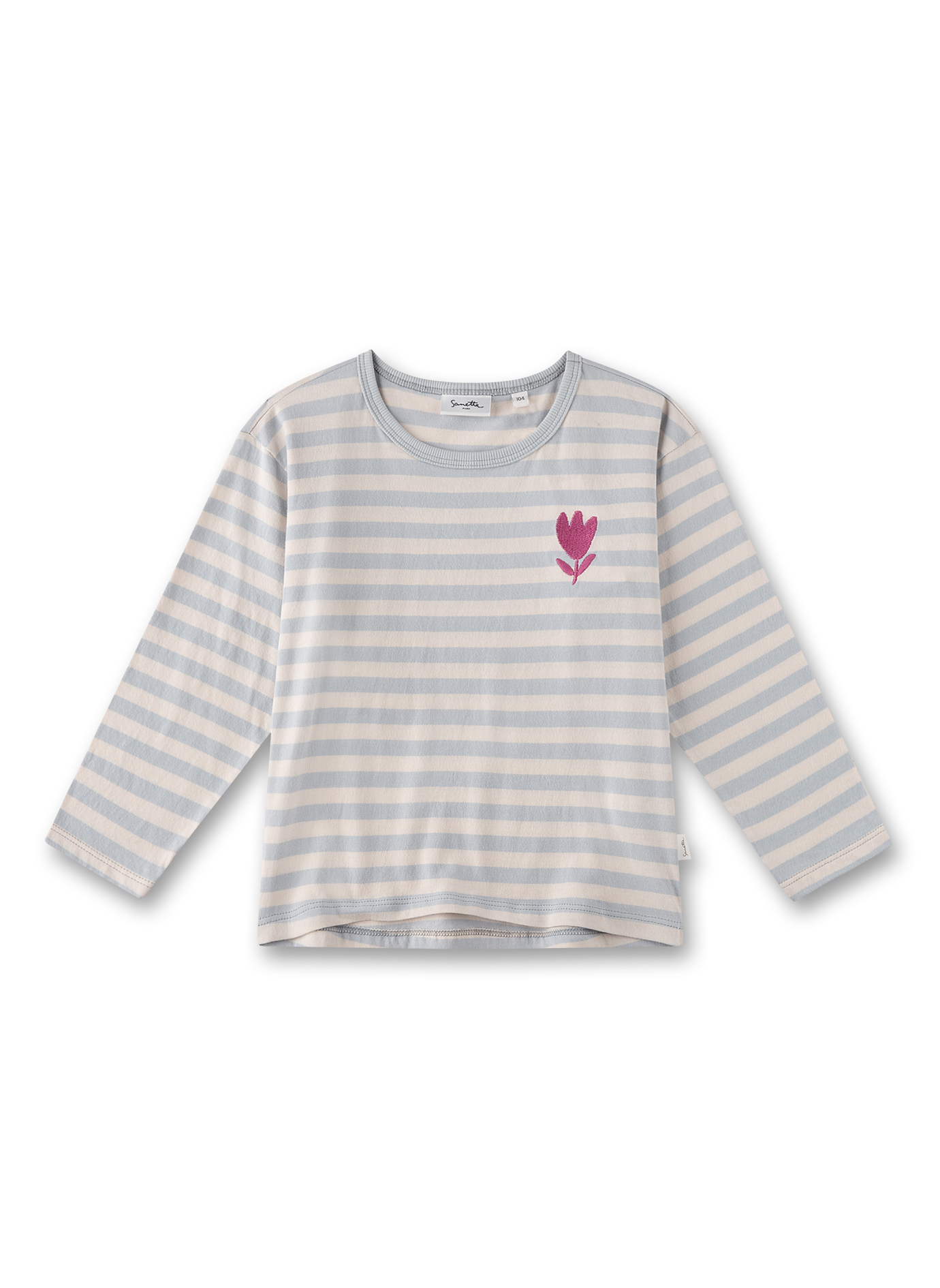 Mädchen-Langarmshirt Beige
