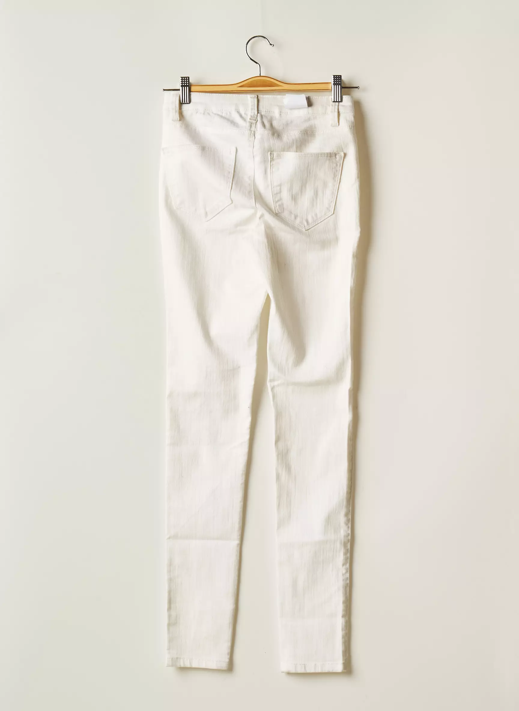 Vero Moda Pantalons Slim Femme couleur blanc