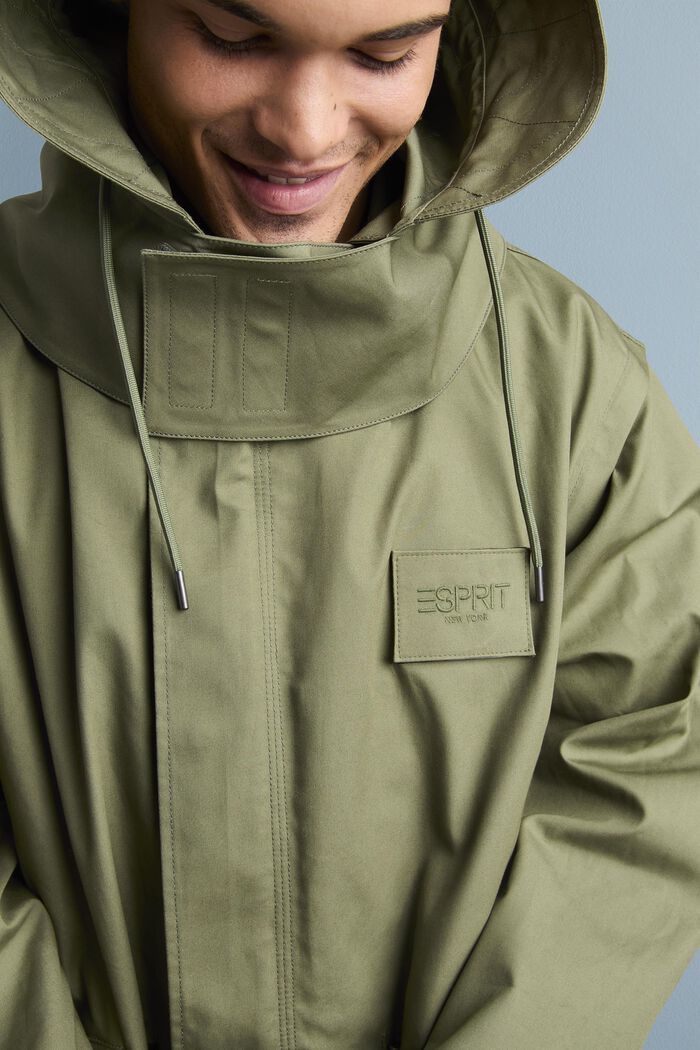 Kapuzen-Parka mit abnehmbaren Ärmeln