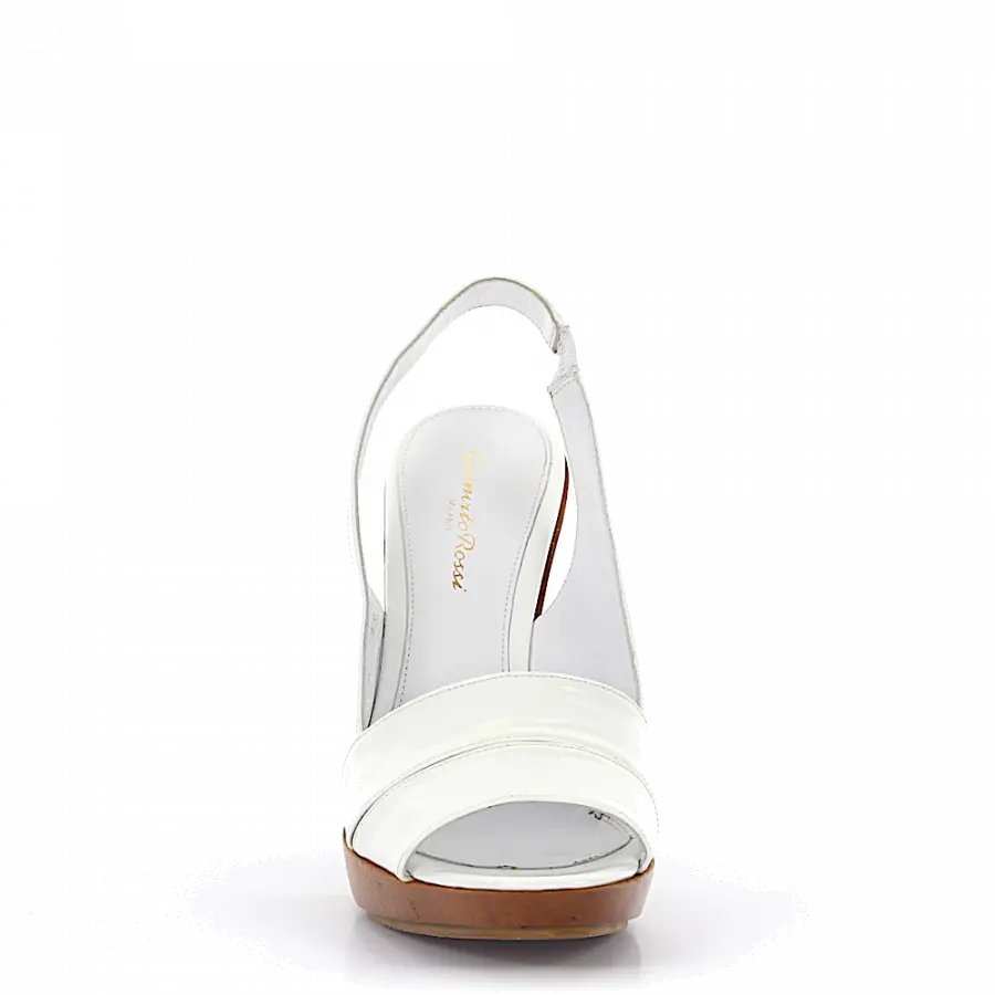 Gianvito Rossi - Plateausandalen weiß - weiß