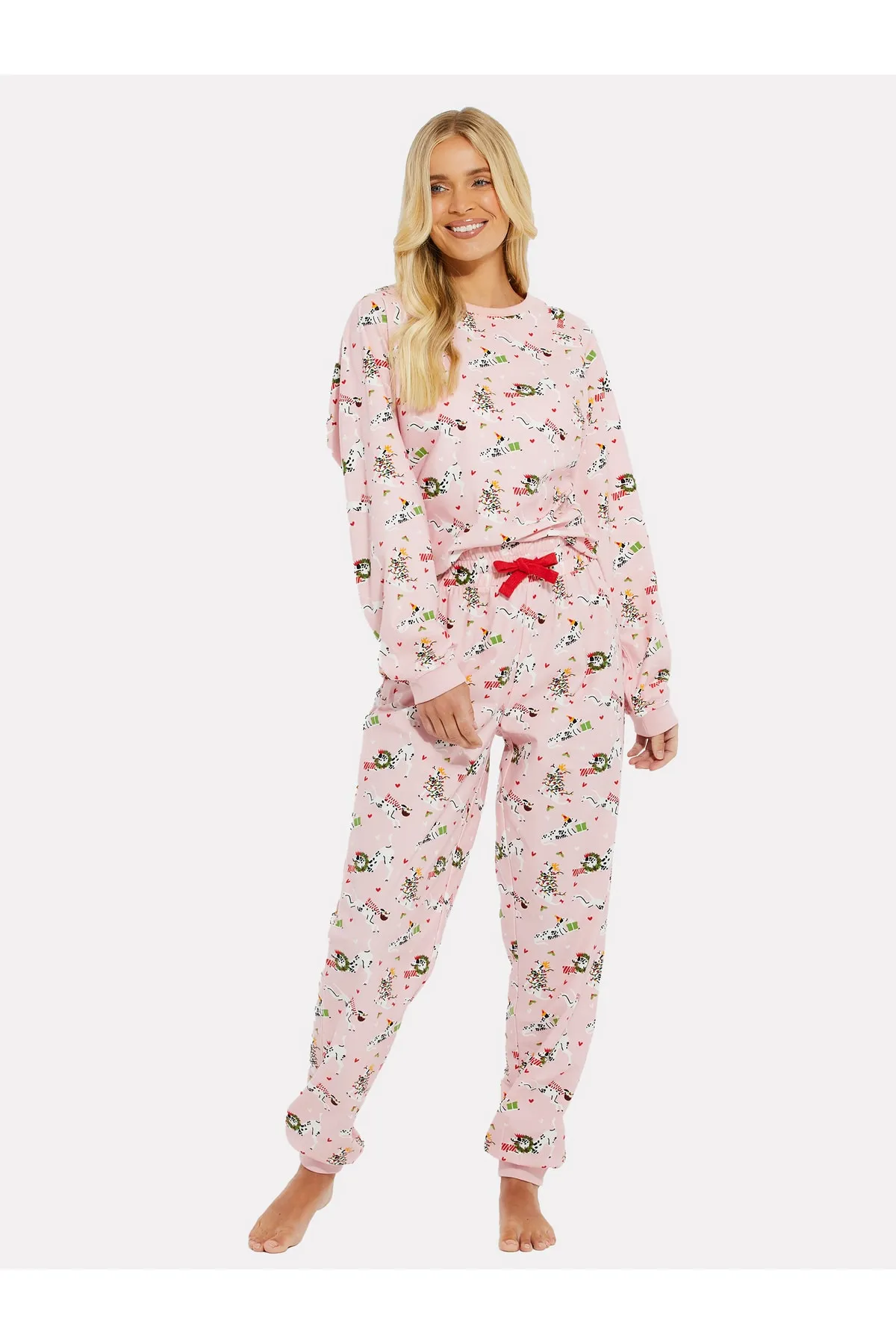 Threadbare  Loungewear THB Pooch Weihnachts-Pyjama-Set
