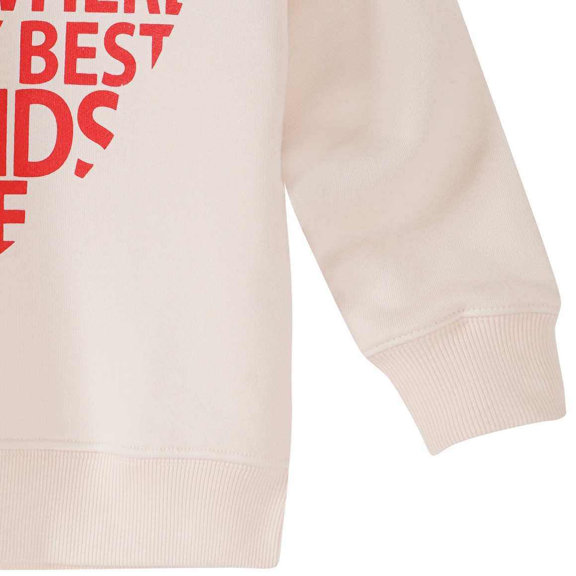 Mädchen Sweatshirt mit Text-Print