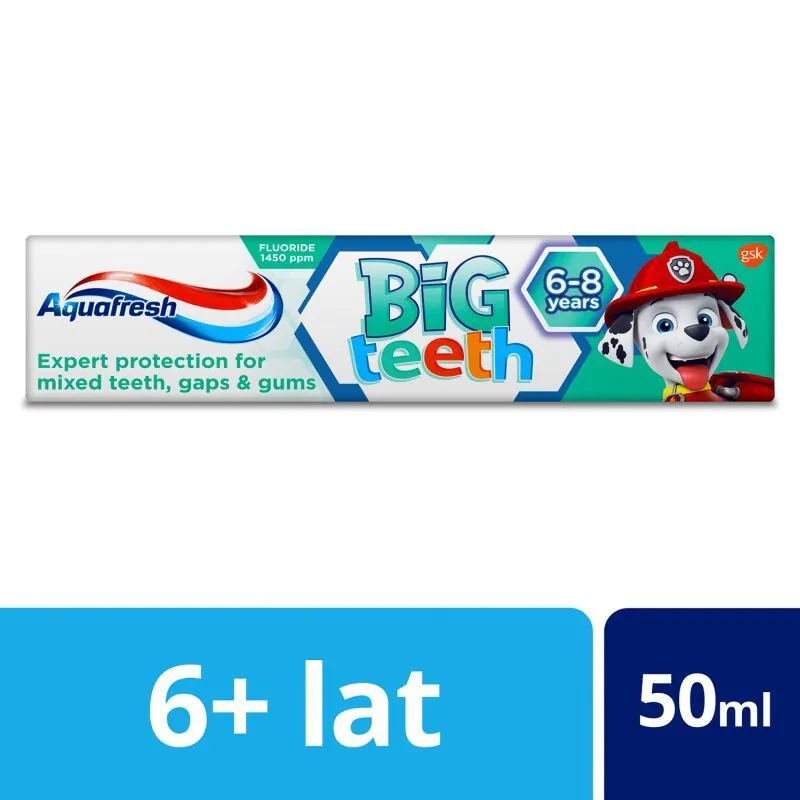 „Aquafresh Big Teeth“ vaikų dantų pasta