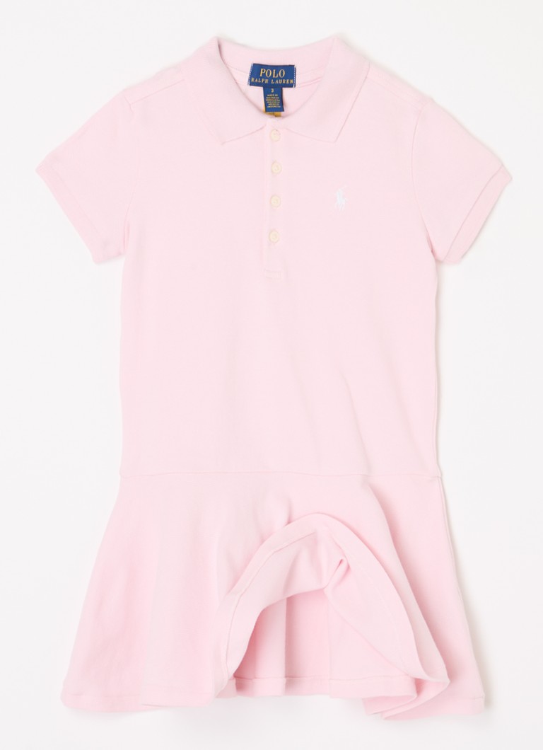 Robe Ralph Lauren en piqué de coton avec broderie logo