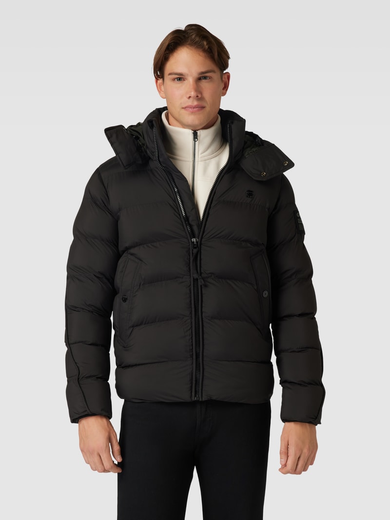 Steppjacke mit Label-Details Modell 'Whistler' in schwarz
