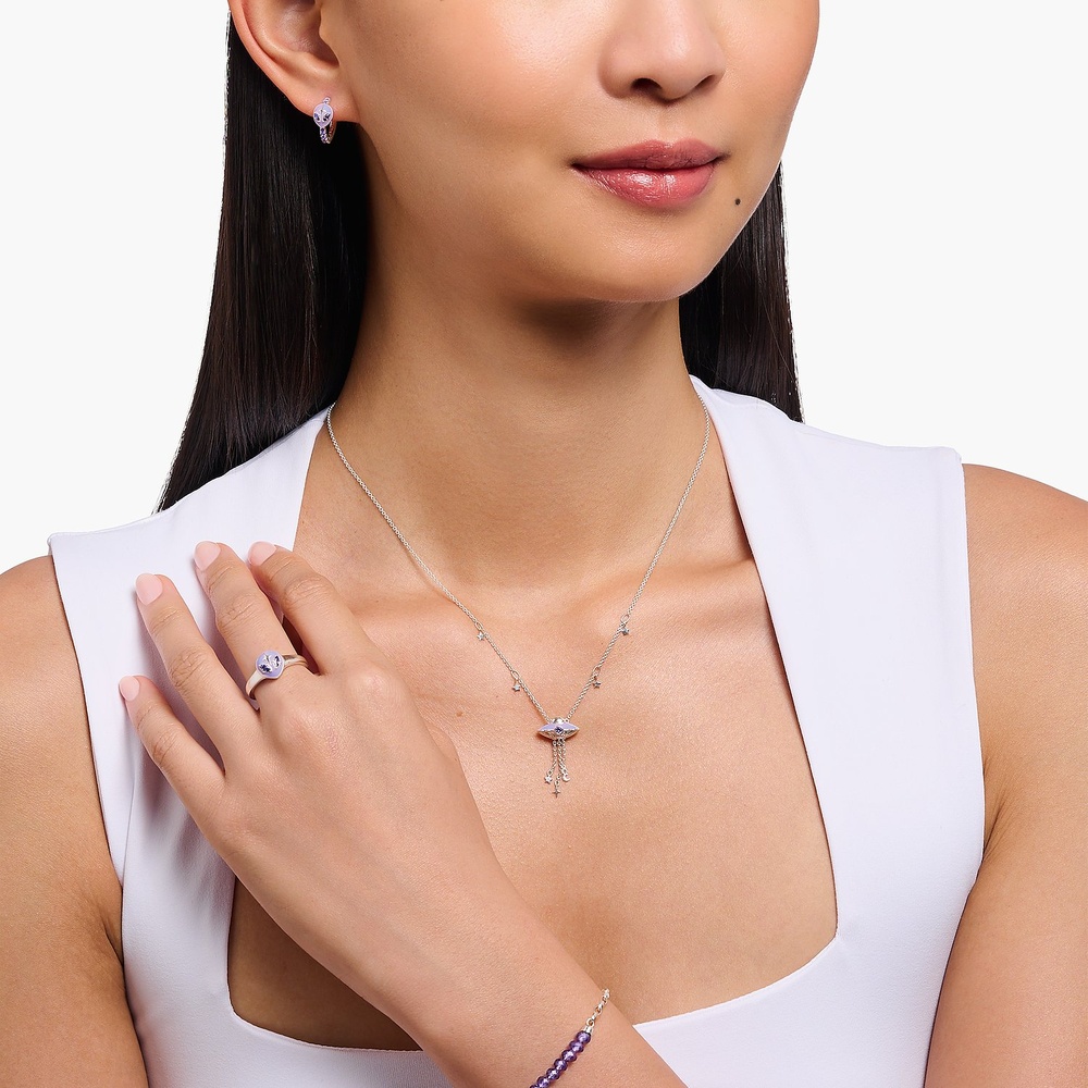 Thomas Sabo Chaînette Argent, Émail collier