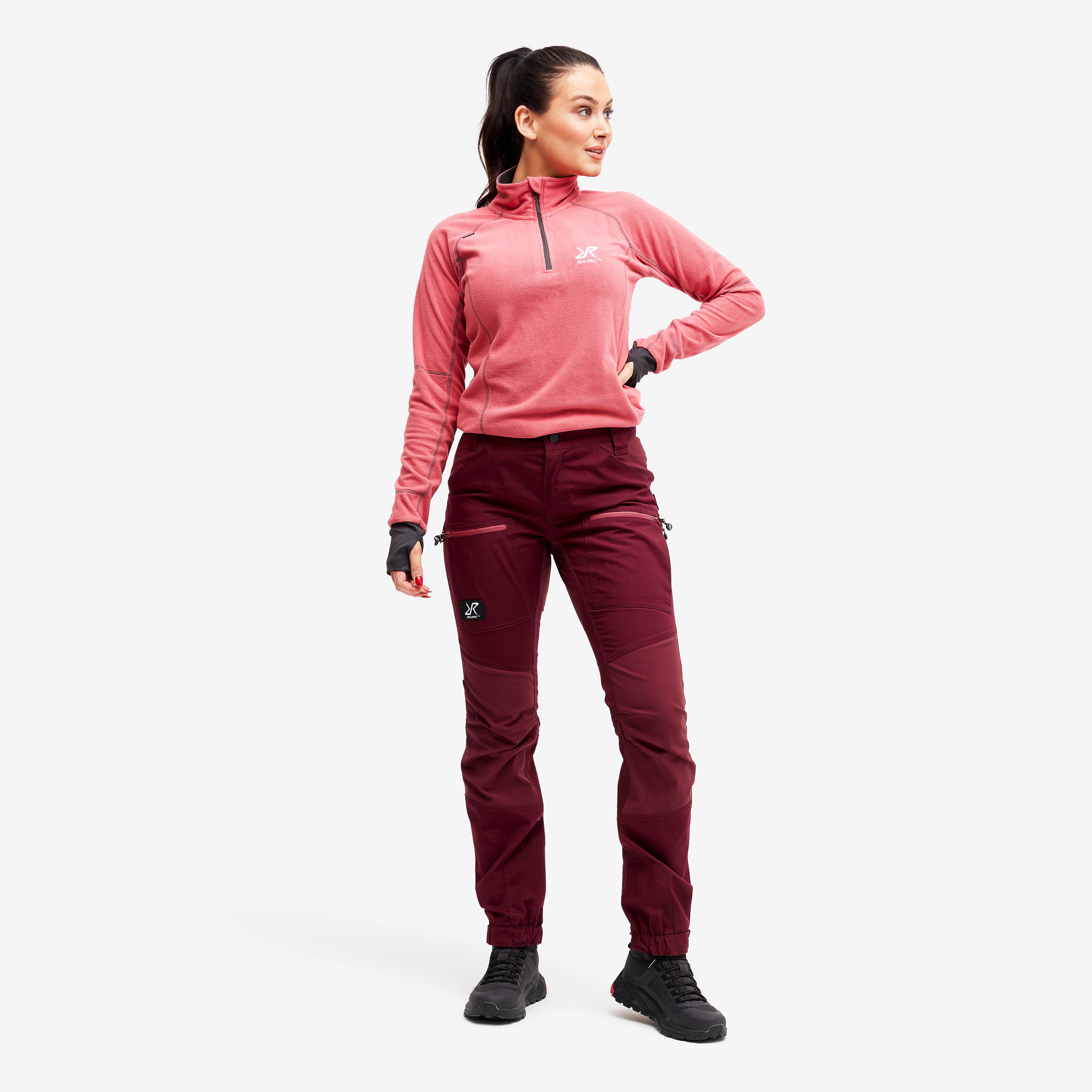 Nordwand Pro Pants Femme Burgundy/Earth Red