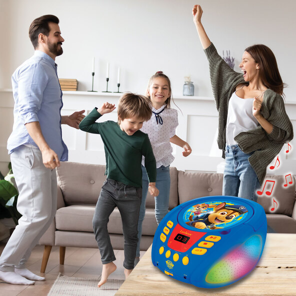 Paw Patrol Bluetooth® CD-Spieler mit Lichteffekten