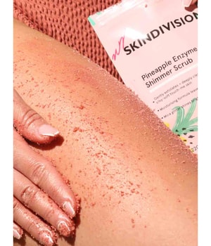 SkinDivision Pineapple Enzyme Shimmer Scrub Körperpeeling-220 g