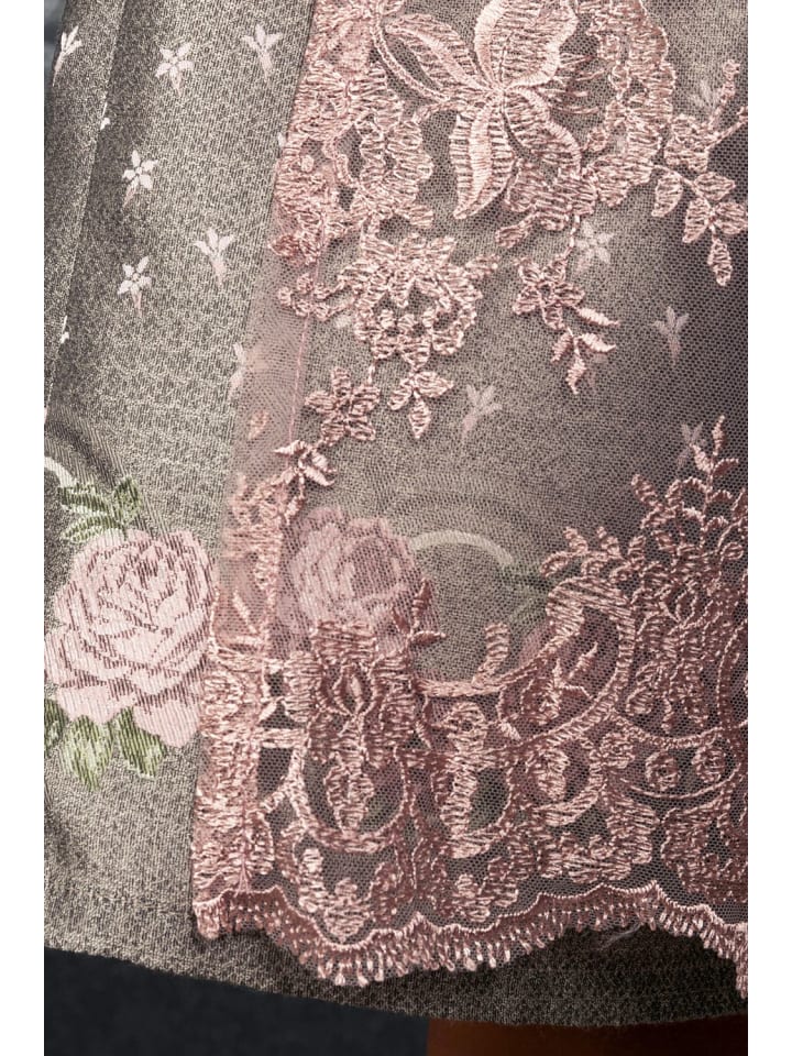 Edelnice Midi Dirndl Claire in silber, rosé günstig kaufen