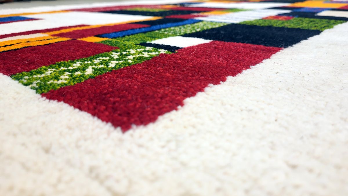 Teppich aus Indien Trivo Beige 70 x 140 cm