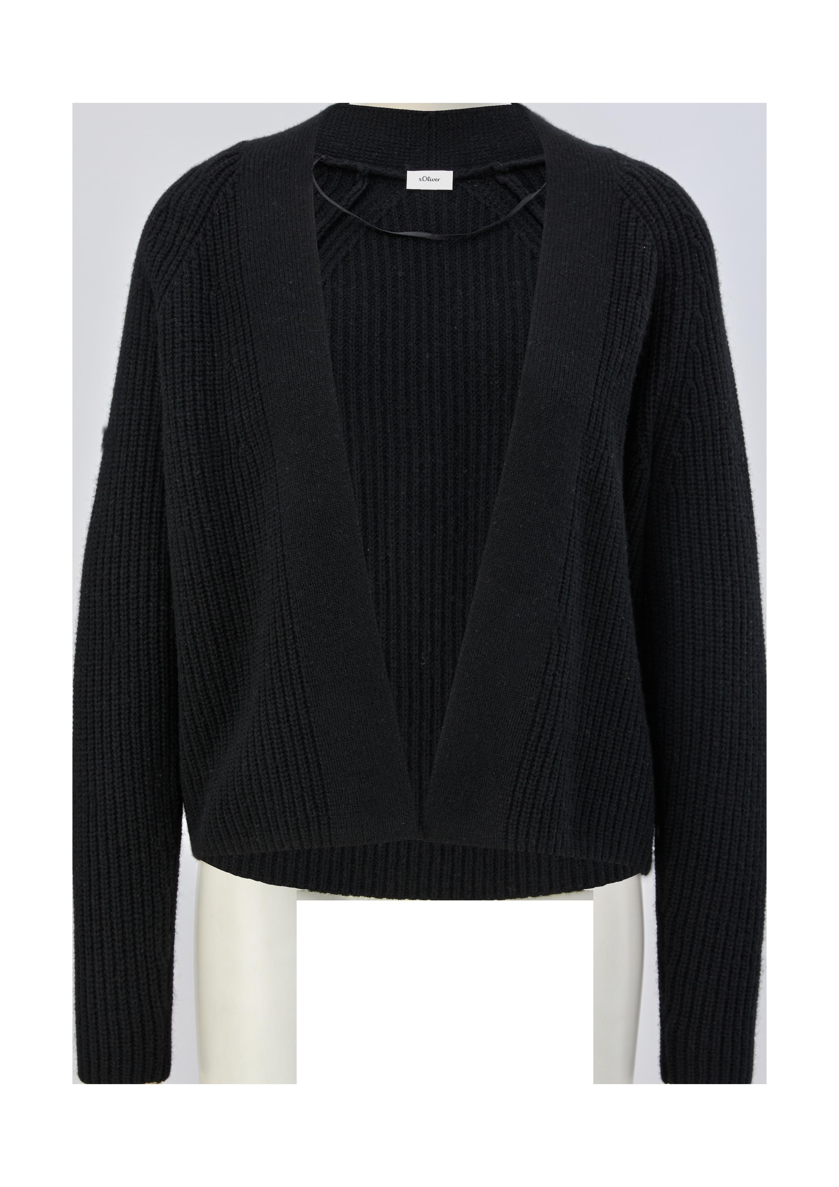 Kurzer Cardigan aus Wollmix  2136083-9999