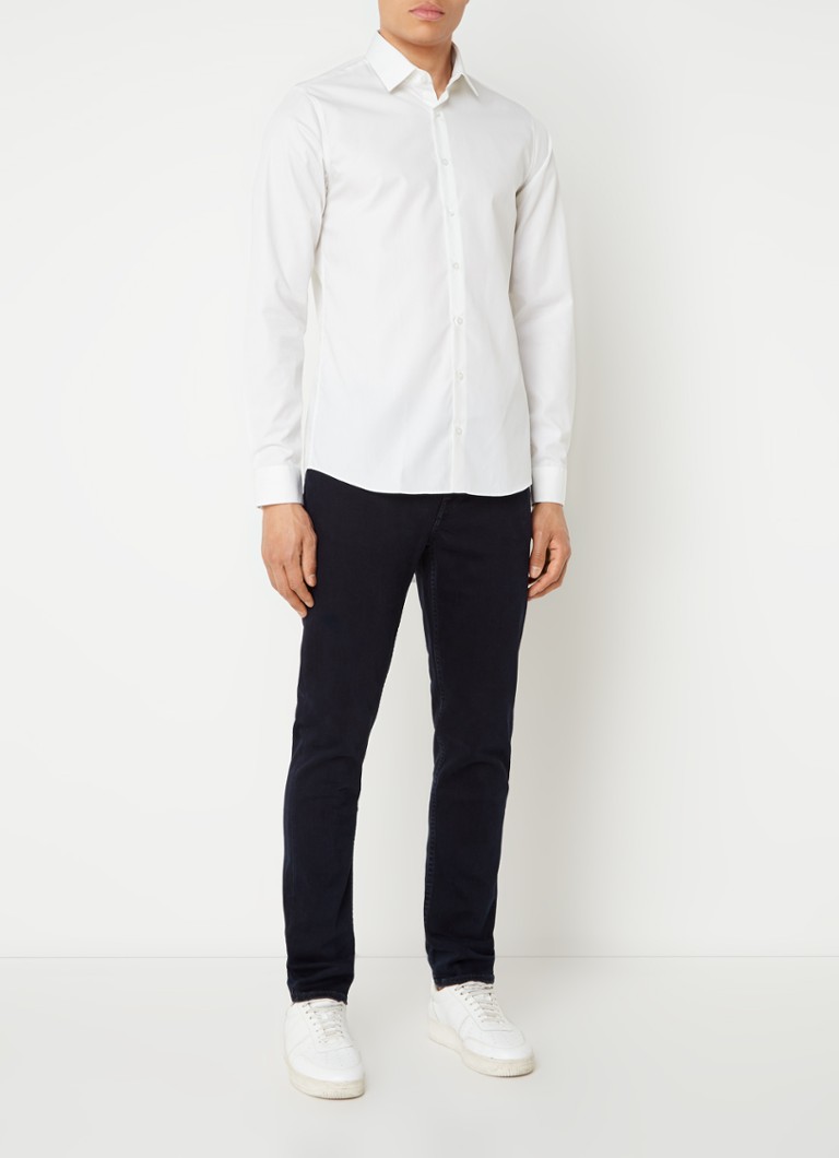 7 For All Mankind Uske traperice s tamnim pranjem