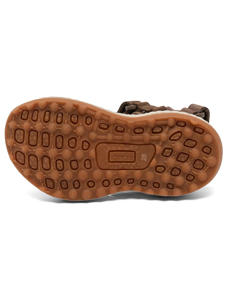 bisgaard Leder-Sandalen in Braun günstig kaufen